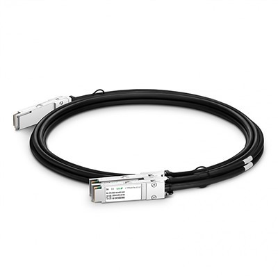 200 g QSFP56 iki 2 × 100G QSFP56 Pasyvusis tiesioginis pritvirtintas vario kabelis (DAC), 1. 5-3 m