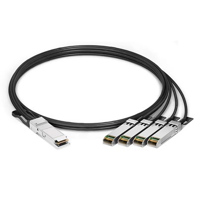 Aukščiausios kokybės suderinamas 1 0 0G QSFP28 iki 4 x 25G SFP28 Pasyvusis tiesioginis pritvirtintas vario lūžio laidas 0,5m -5 m